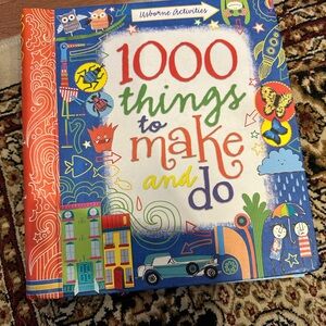 Born Usborne Activities 1000 Things to Make and Do - Multicolor